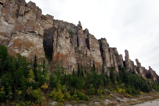 The Lenskie Stolby Nature Park in Yakutia
