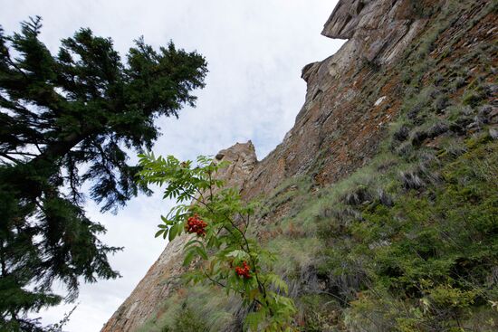 National park Lenskiye Stolby [Lena Pillars] in Yakutia