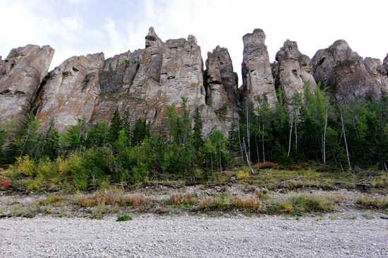 The Lenskie Stolby Nature Park in Yakutia