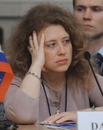 Yelena Danilova attends Russian-Venezuelan business forum