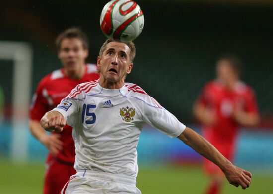 Russia beats Wales 3-1 in 2010 World Cup qualifier