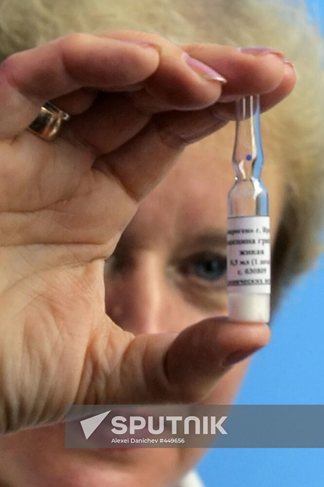 Live virus vaccine against A/H1N1 flu tested in St. Petersburg