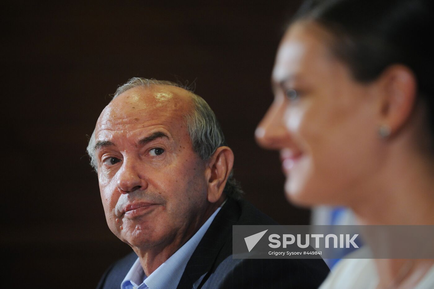 Viktor Petrov and Yelena Isinbayeva