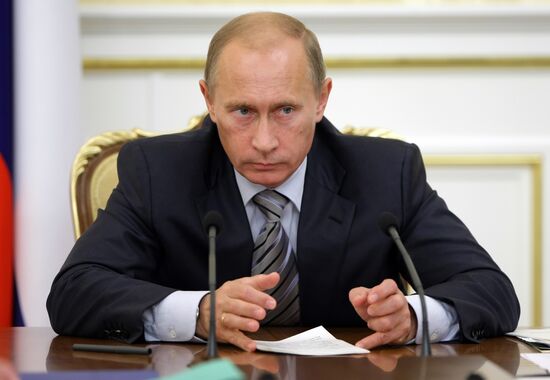 September 10, 2009. Russian Government Presidium meeting