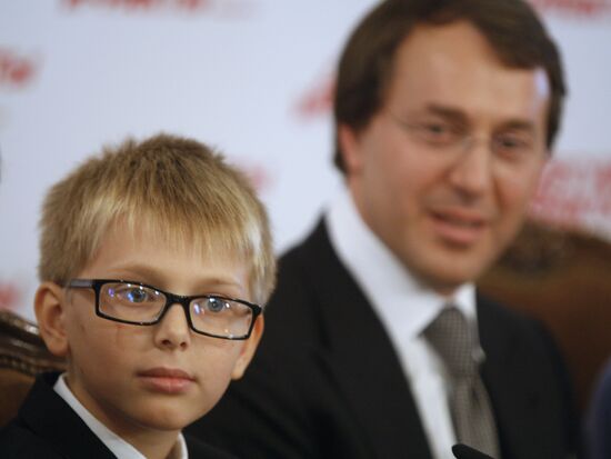 Ruslan Baisarov gives news conference in Moscow