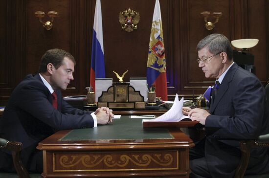 Dmitry Medvedev, Yury Chaika