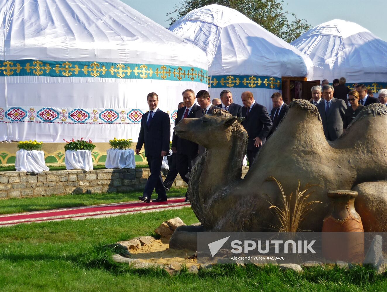 Dmitry Medvedev visiting Orenburg