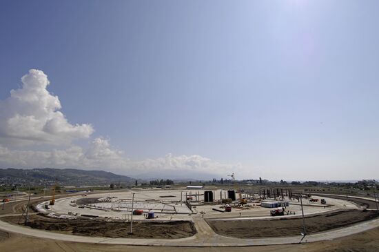 Grand Ice Arena Construction in Imereti Valley