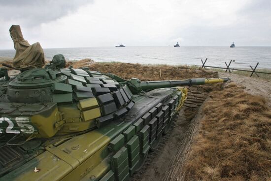 Preparation prior to West 2009 maneuver in Kalinigrad Region