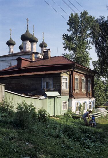In old town of Gorokhovets