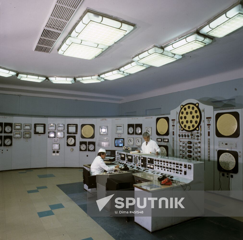 Control panel of Obninsk NPP