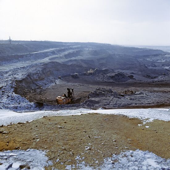 Coal strip mine