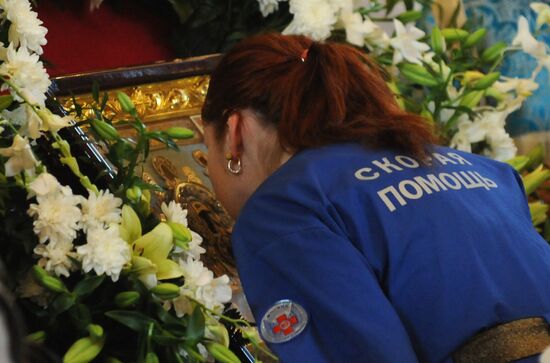 Wonderworking Kursk Root Icon of Our Lady of the Sign in Moscow
