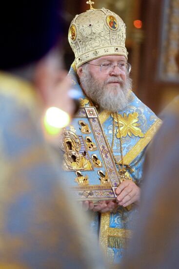 Wonderworking Kursk Root Icon of Our Lady of the Sign in Moscow