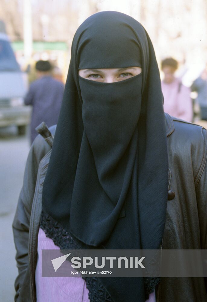 Young woman in Grozny