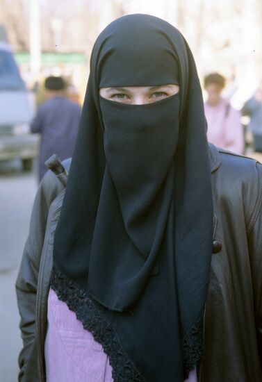 Young woman in Grozny