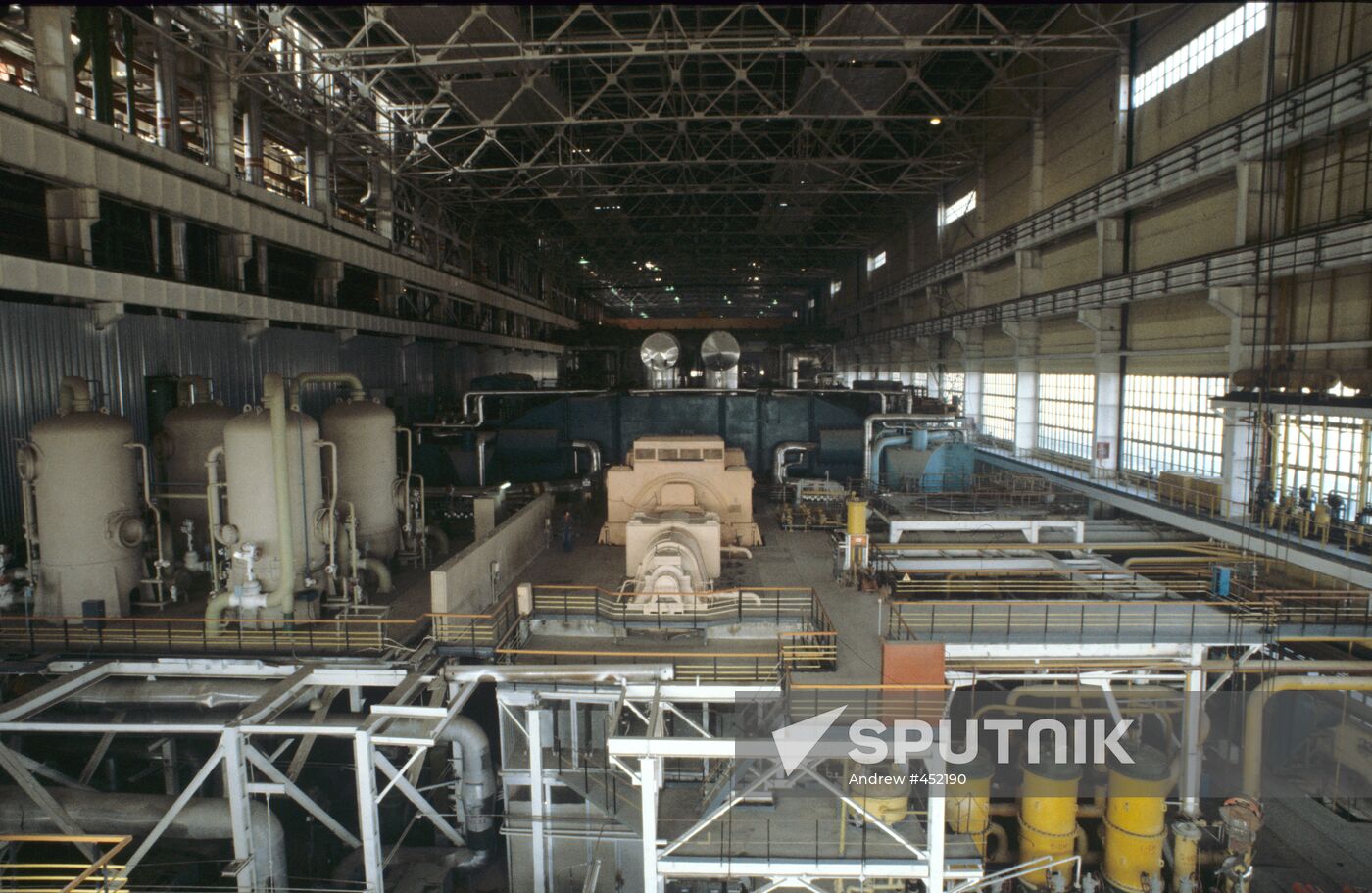 Turbine hall of South Ukraine NPP
