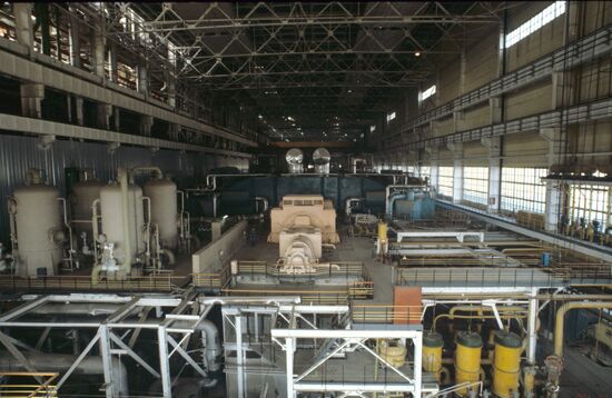 Turbine hall of South Ukraine NPP