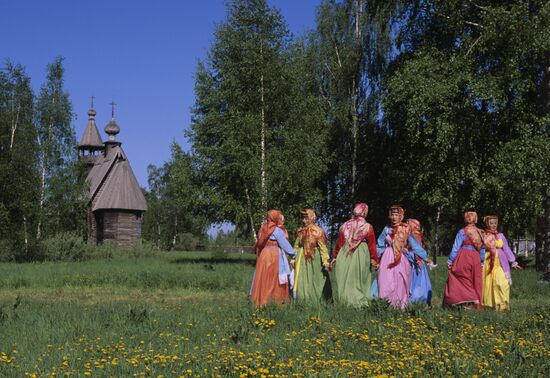 Girls - members of the holiday
