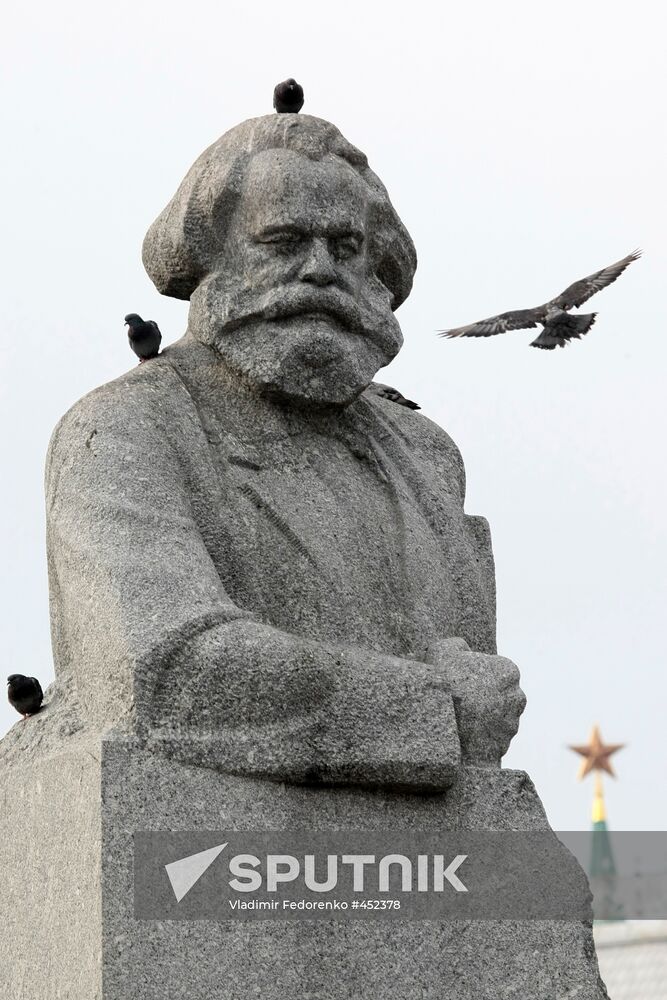 Monument to Karl Marx in Moscow