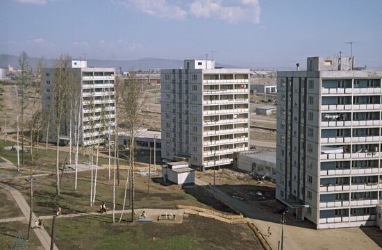 New apartment blocks