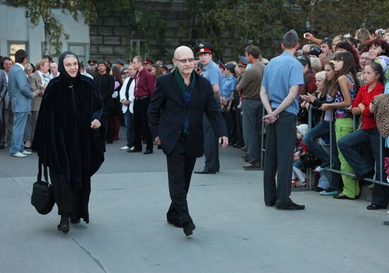Nun Olga (Olga Gobzeva) and Viktor Proskurin