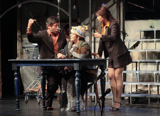 Valery Nikolayev, Marina Dyuzheva, and Lyubov Tikhomirova