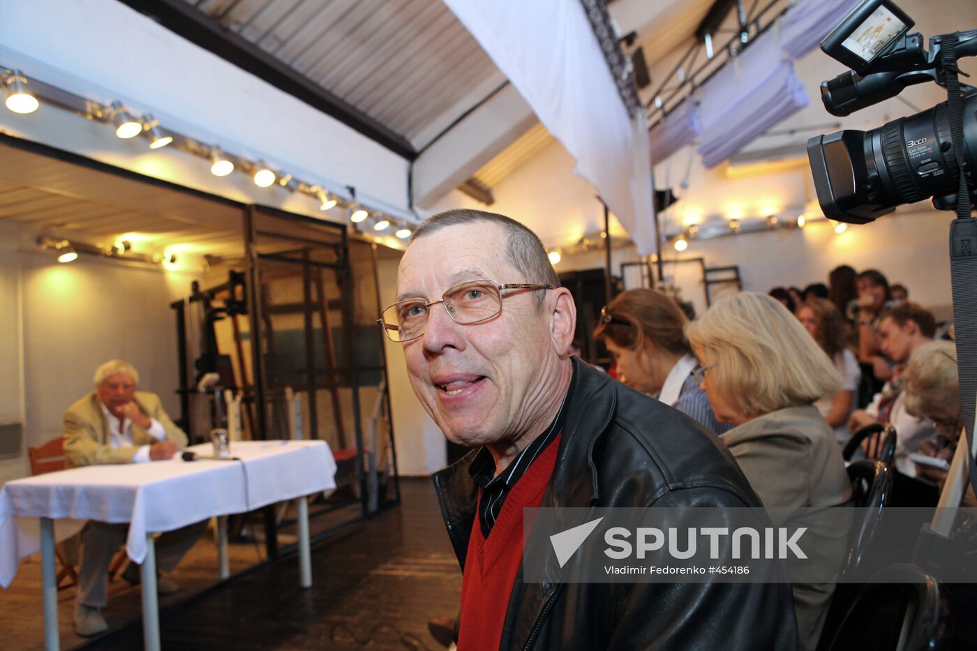 Taganka Theater company's meeting