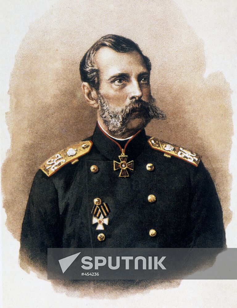 Reproduction of portrait of Alexander II