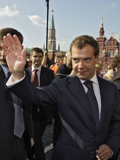 Dmitry Medvedev meets with members of Valdai Discussion Club