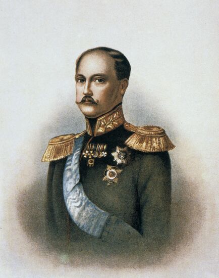Reproduction of portrait of Nicholas I