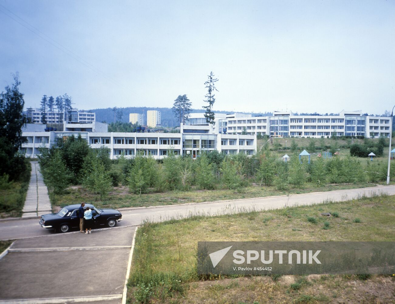 Resort area at Bratskoye Sea