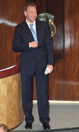 Russian First Deputy PM Igor Shuvalov