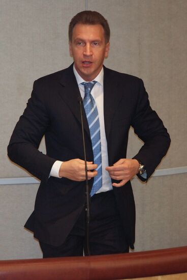 Russian First Deputy PM Igor Shuvalov