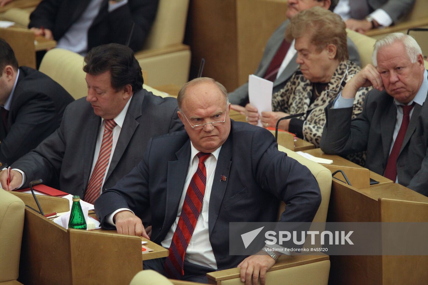 Russian Communist Party leader Gennady Zyuganov