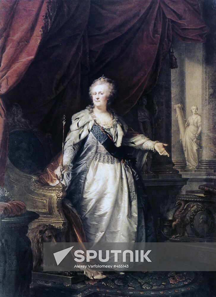 Ceremonial portrait of Catherine II