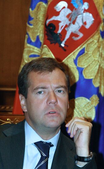 President Dmitry Medvedev chairs Security Council meeting