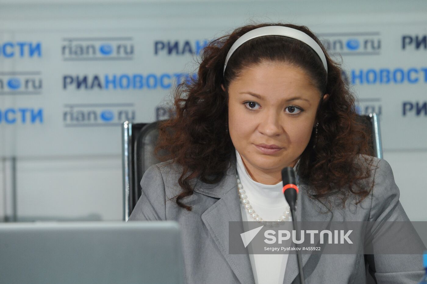 News conference by Yulia Shoigu at RIA Novosti