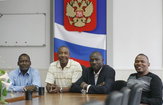 Policemen from Africa study at Volgograd Police Academy