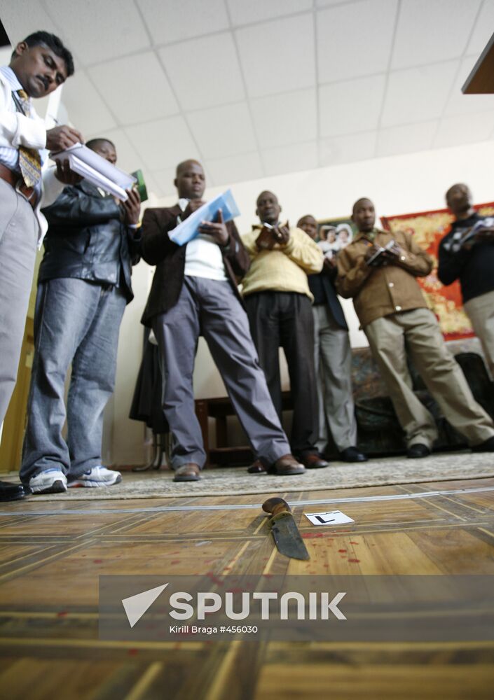 Policemen from Africa study at Volgograd Police Academy