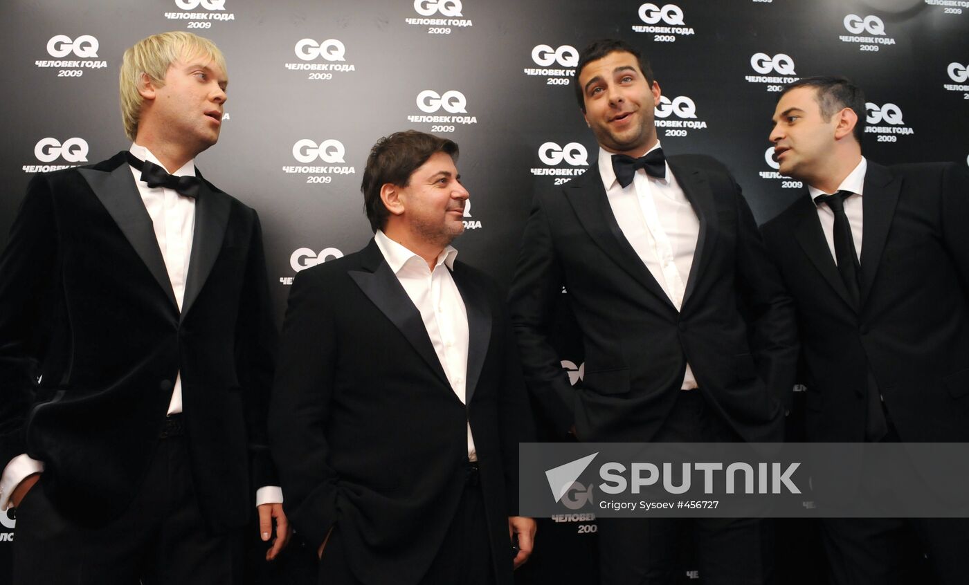 GQ Men Of The Year Awards in Moscow