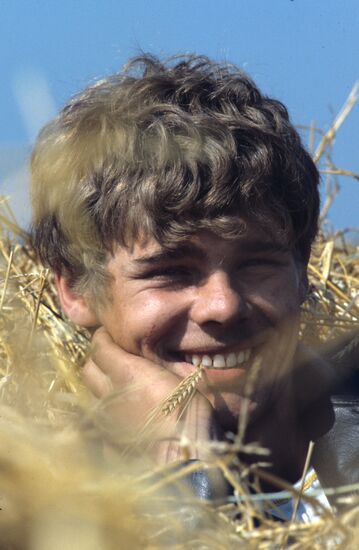 Grain grower at Pobeda (Victory) collective farm