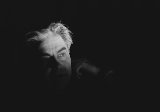 Taganka Theater director Yury Lyubimov during rehearsal
