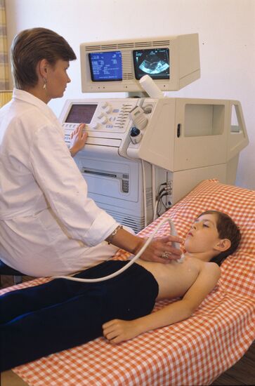 Ultrasonic heart investigation