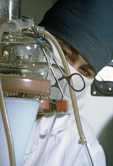 Production of artificial blood substitute