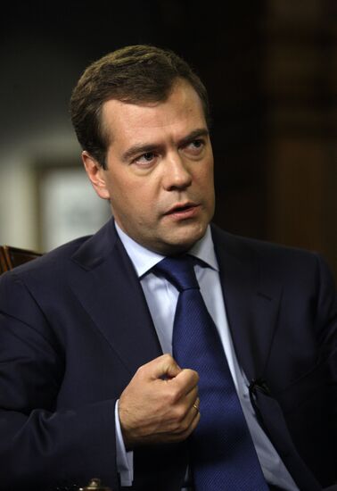 Medvedev's interview to Swiss media