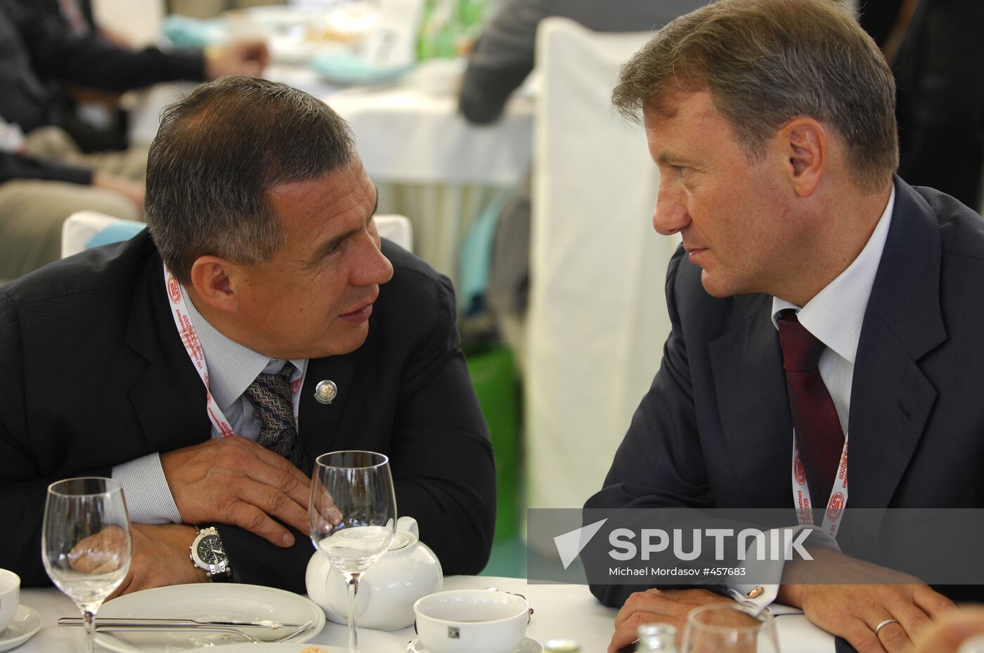 German Gref, Rustam Minnikhanov
