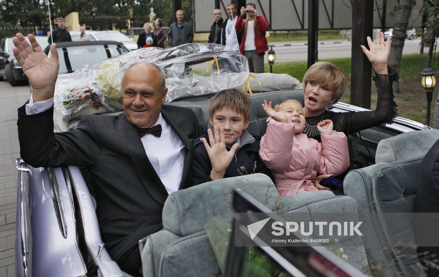 Vladmir Menshov's induction into Star Alley (Walk of Fame)