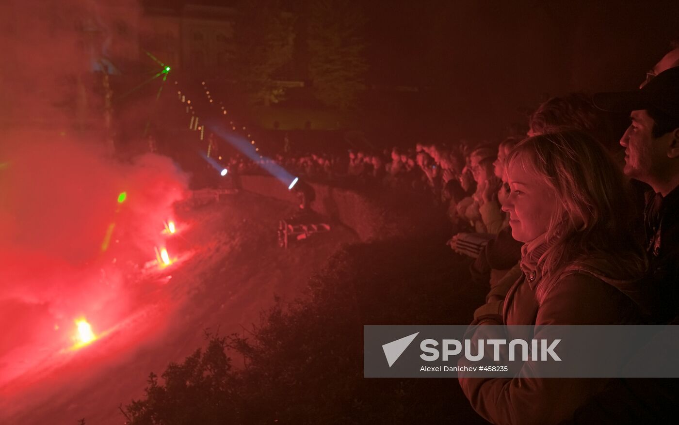 Legend of the Four Elements light and music show, Peterhof