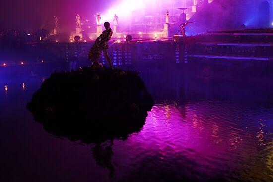 Legend of the Four Elements light and music show, Peterhof